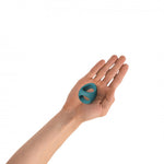 Inel dublu pentru penis Flux Ring Love to Love din silicon albastru marin