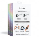 Inel pentru penis Cool Ring Love to Love din silicon, negru, onix