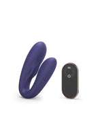 Stimulator clitoridian Love to Love Match Up Indigo 9 cm cu telecomandă