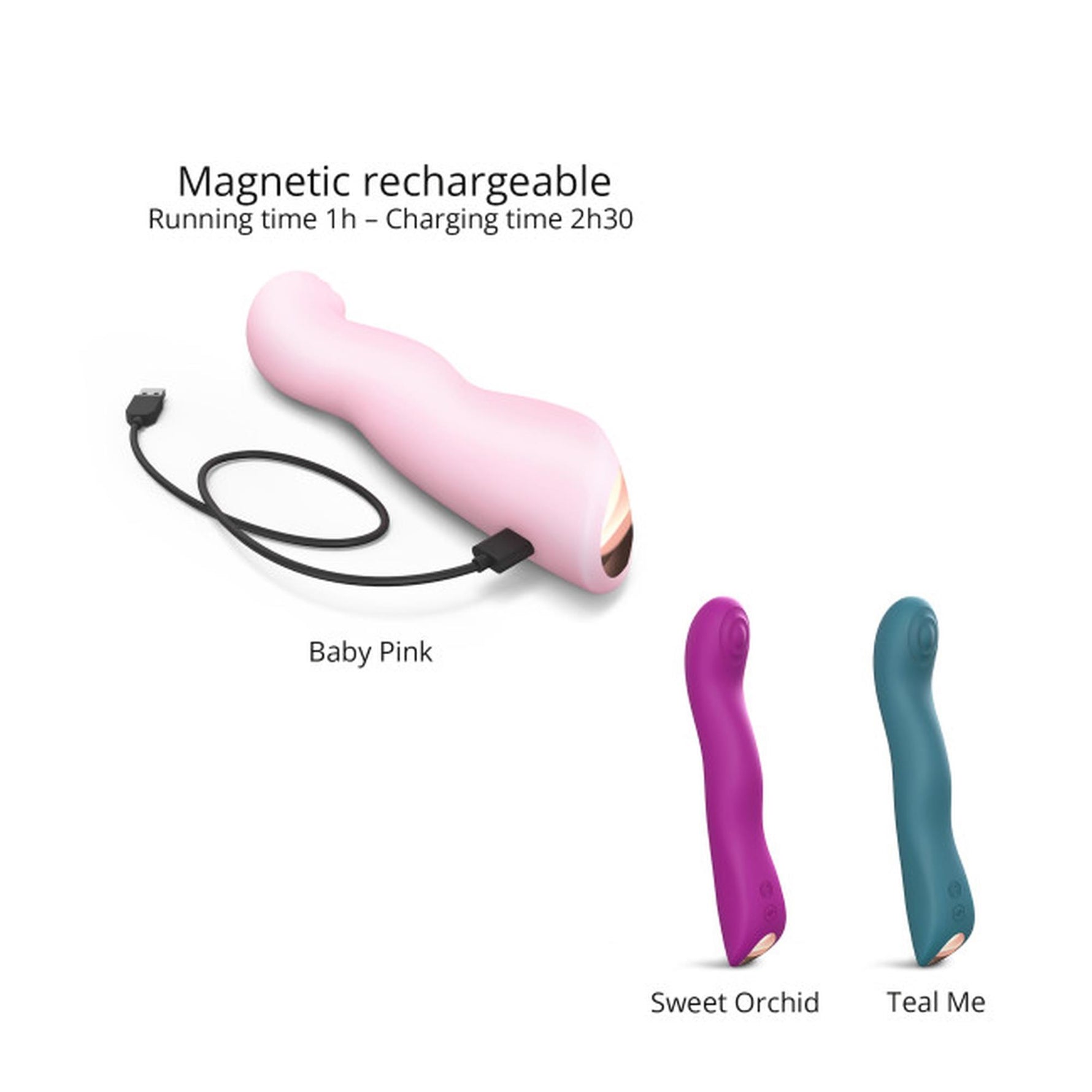 Vibrator SWAP Love to Love Triple G-Spot Roz 15 cm