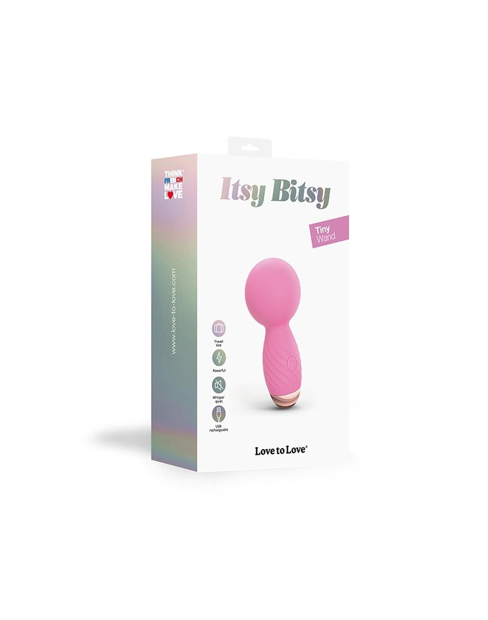 Aparat de masaj vibrant Itsy Bitsy Mini roz Love to Love