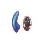 Vibrator Dreamer Love to Love Mini din silicon, culoare turcoaz, cu USB, 10 cm