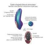 Vibrator Dreamer Love to Love Mini din silicon, culoare turcoaz, cu USB, 10 cm