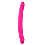 Dildo dublu din silicon Dorcel Real, roz, 42 cm