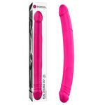 Dildo dublu din silicon Dorcel Real, roz, 42 cm