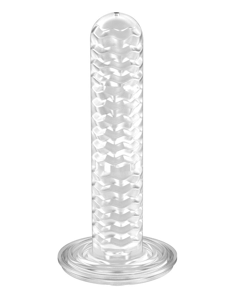 Masturbator Sexpresso Dorcel cu puncte din silicon, impermeabil, 20 cm