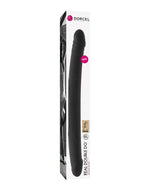 Dildo dublu realist din silicon Dorcel, negru, 42 cm