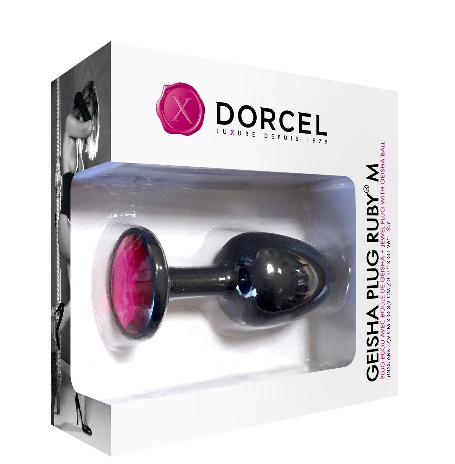 Plug de gheișă Ruby Dorcel cu minge