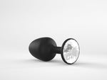 Plug anal Dorcel Geisha Diamond L cu cristal alb, 8 cm