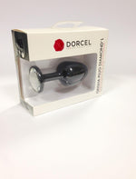 Plug anal Dorcel Geisha Diamond L cu cristal alb, 8 cm