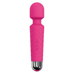 Baghetă de masaj Dorcel Wanderful Magenta din silicon, 20 cm, USB