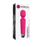 Baghetă de masaj Dorcel Wanderful Magenta din silicon, 20 cm, USB