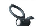 Inel vibrant Dorcel Power Clit, silicon negru