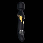 Vibrator Dorcel Dual Orgasms Gold Silicone USB cu două fețe, 23,5 cm