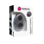 Inel pentru penis Dorcel Liquid Soft Teardrop din silicon, negru