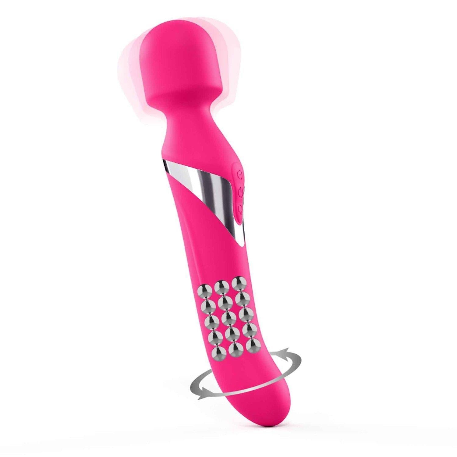 Vibrator Dorcel Dual Orgasms Magenta USB cu două fețe