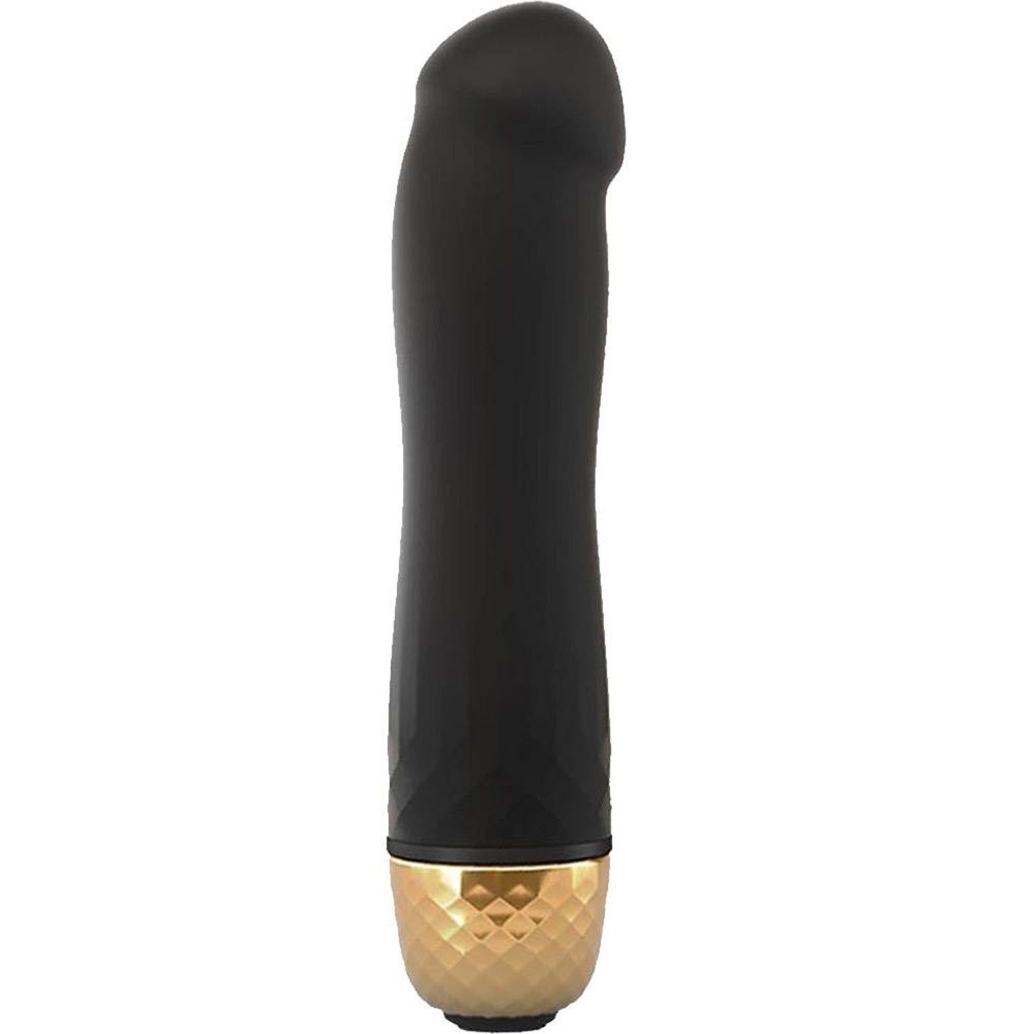 Vibrator Dorcel Mini Must Gold Silicon Negru 12 cm Impermeabil