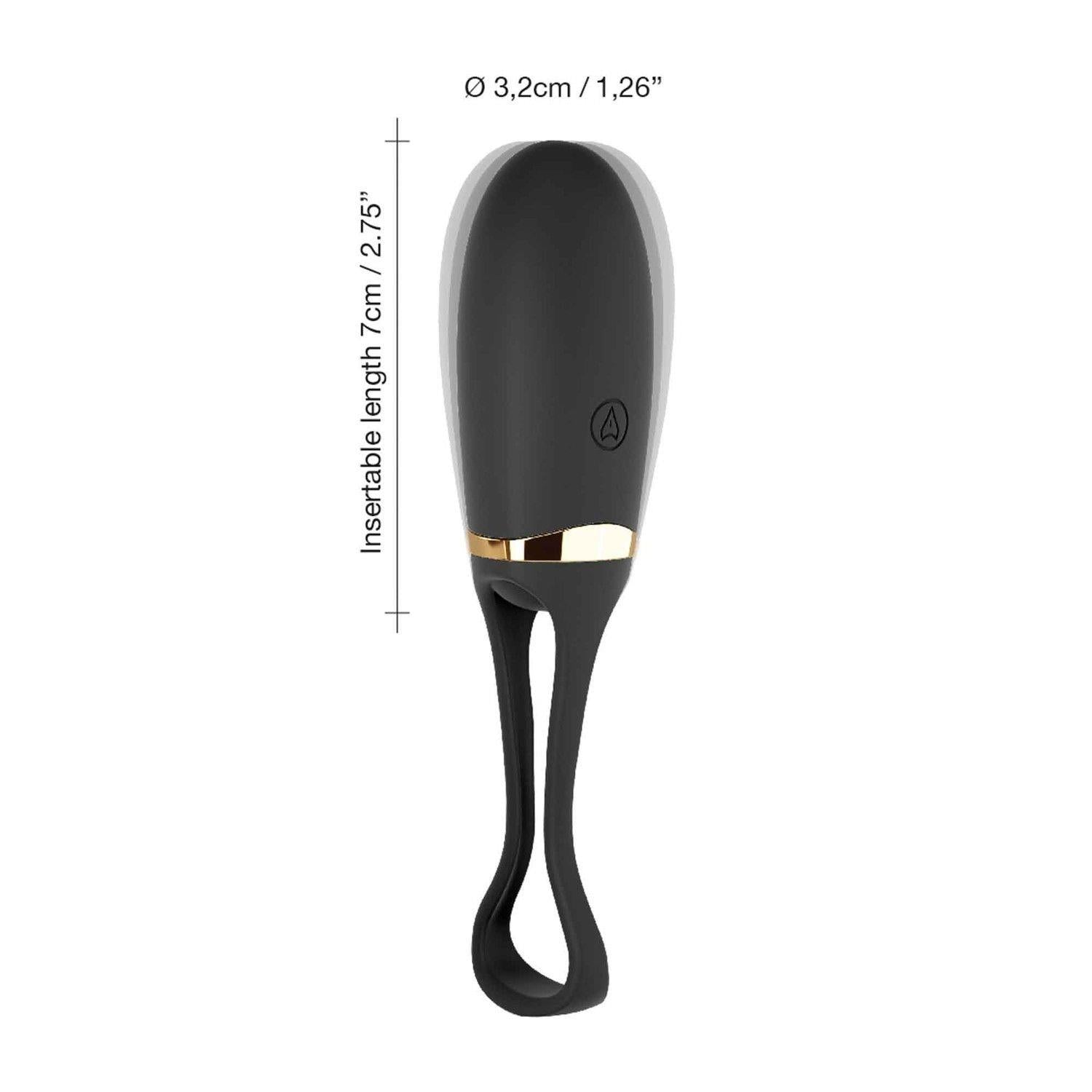 Ou vibrant Dorcel Secret Delight Gold Black cu control vocal USB