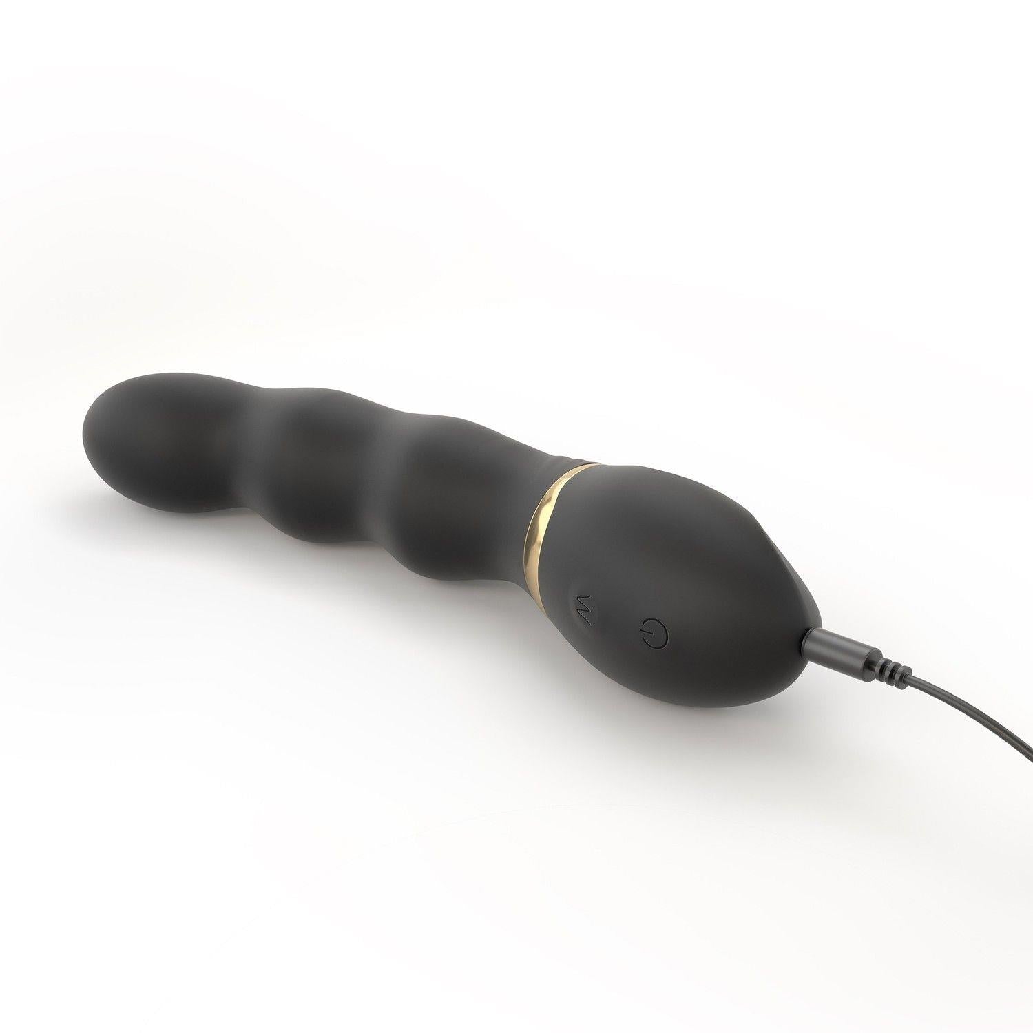Vibrator Dorcel Too Much 2.0 pentru punctul G cu 3 motoare, negru, USB, 22 cm