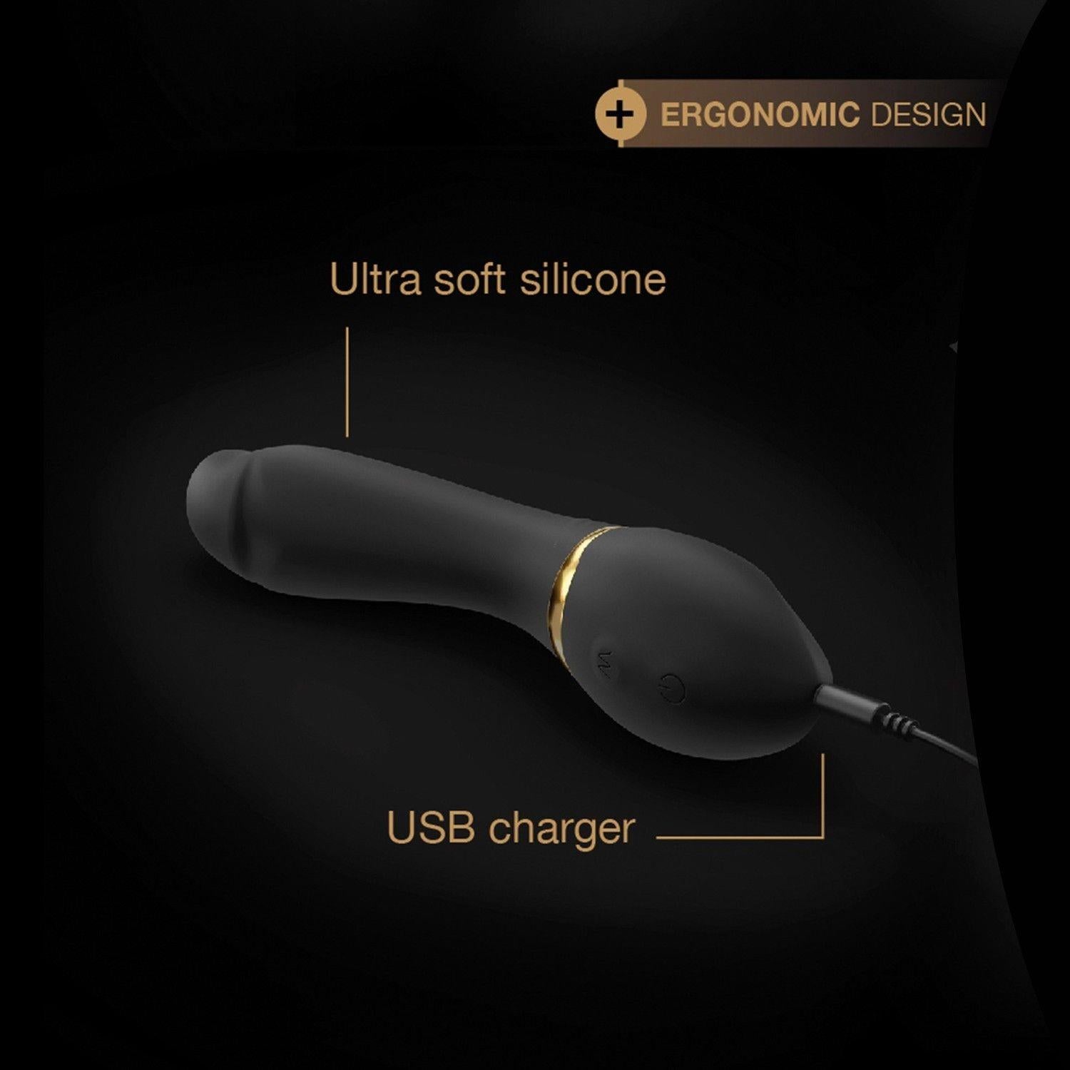 Vibrator Dorcel Tender Spot G-Spot Negru 20cm USB
