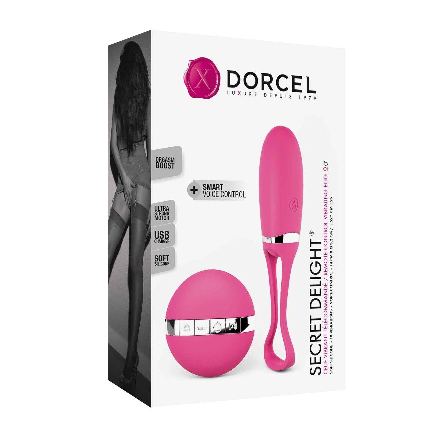 Ou vibrant Secret Delight Magenta Dorcel USB 12.5 cm