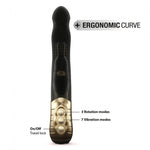 Vibrator USB Dorcel Baby Rabbit negru și auriu 22 cm
