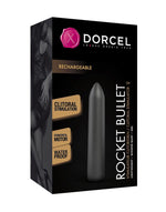 Vibrator Dorcel Rocket Bullet Negru 9 cm Impermeabil