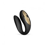Vibrator Dorcel Perfect Lover pentru cupluri, silicon negru, USB, 8 cm