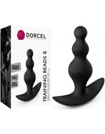 Plug anal din silicon cu mărgele Dorcel S 10 cm