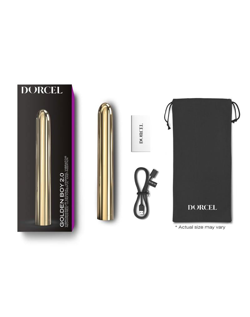 Vibrator Golden Boy 2.0 Dorcel cu 10 moduri