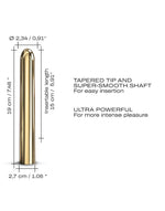 Vibrator Golden Boy 2.0 Dorcel cu 10 moduri
