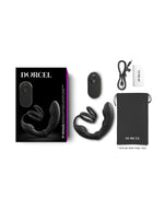 Masaj de prostată cu inel dublu din silicon Dorcel 18 cm