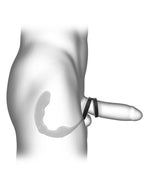 Masaj de prostată cu inel dublu din silicon Dorcel 18 cm