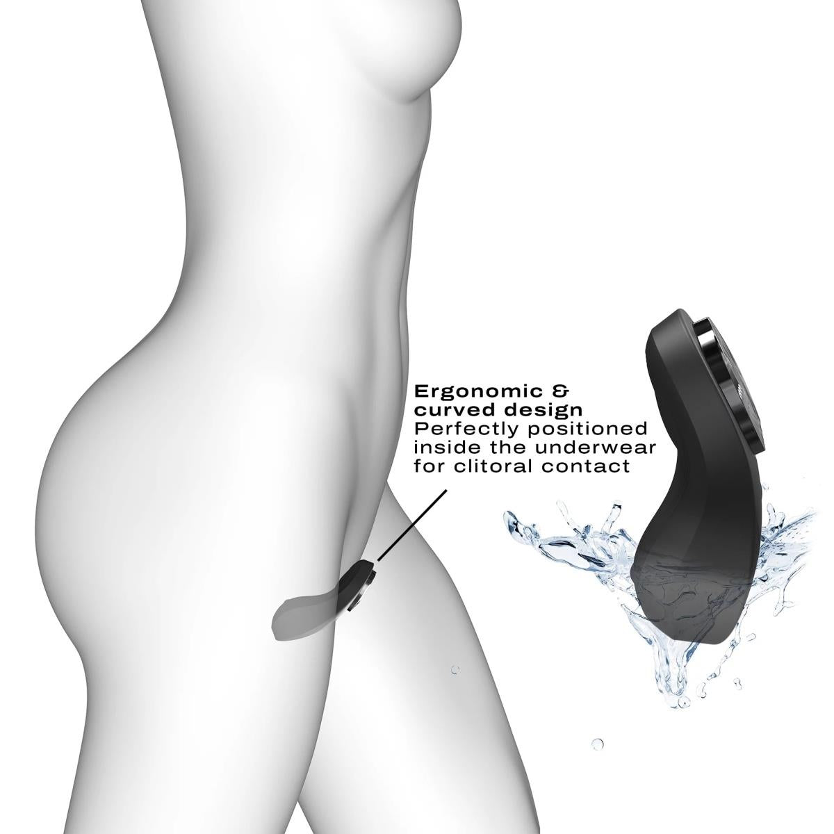 Stimulator clitoridian USB Dorcel Discreet Vibe pentru lenjerie intimă