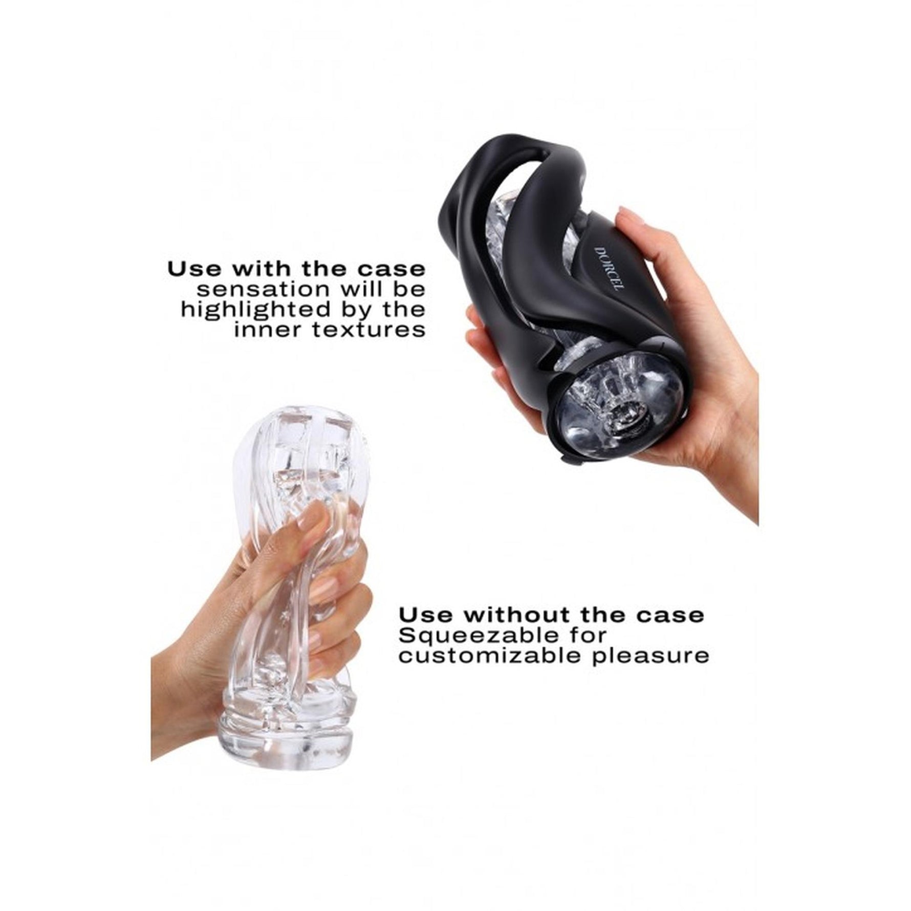Masturbator portabil Dorcel Deep Blow, negru