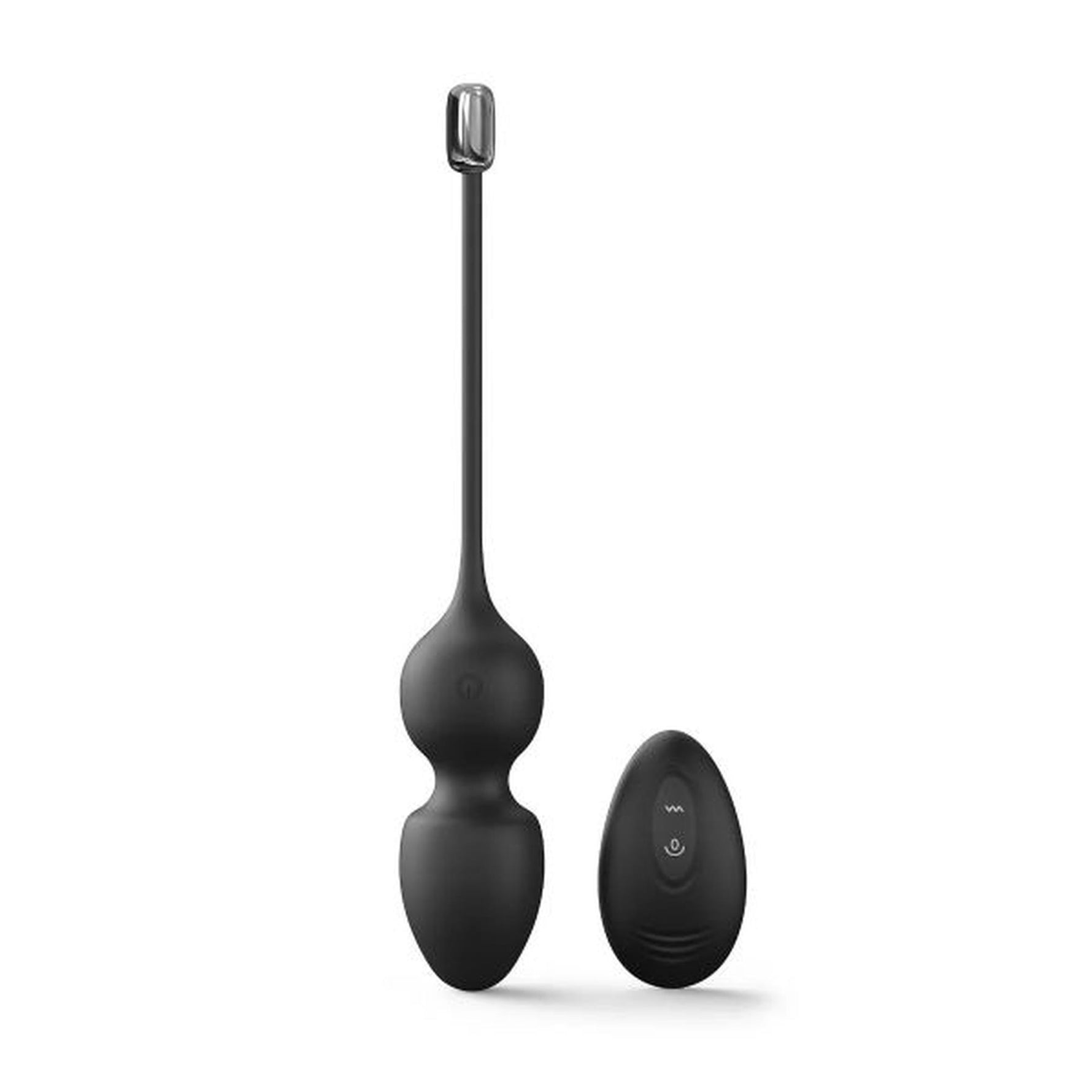 Bile vibrante Dorcel Love Balls Geisha, negre, USB, 9 cm