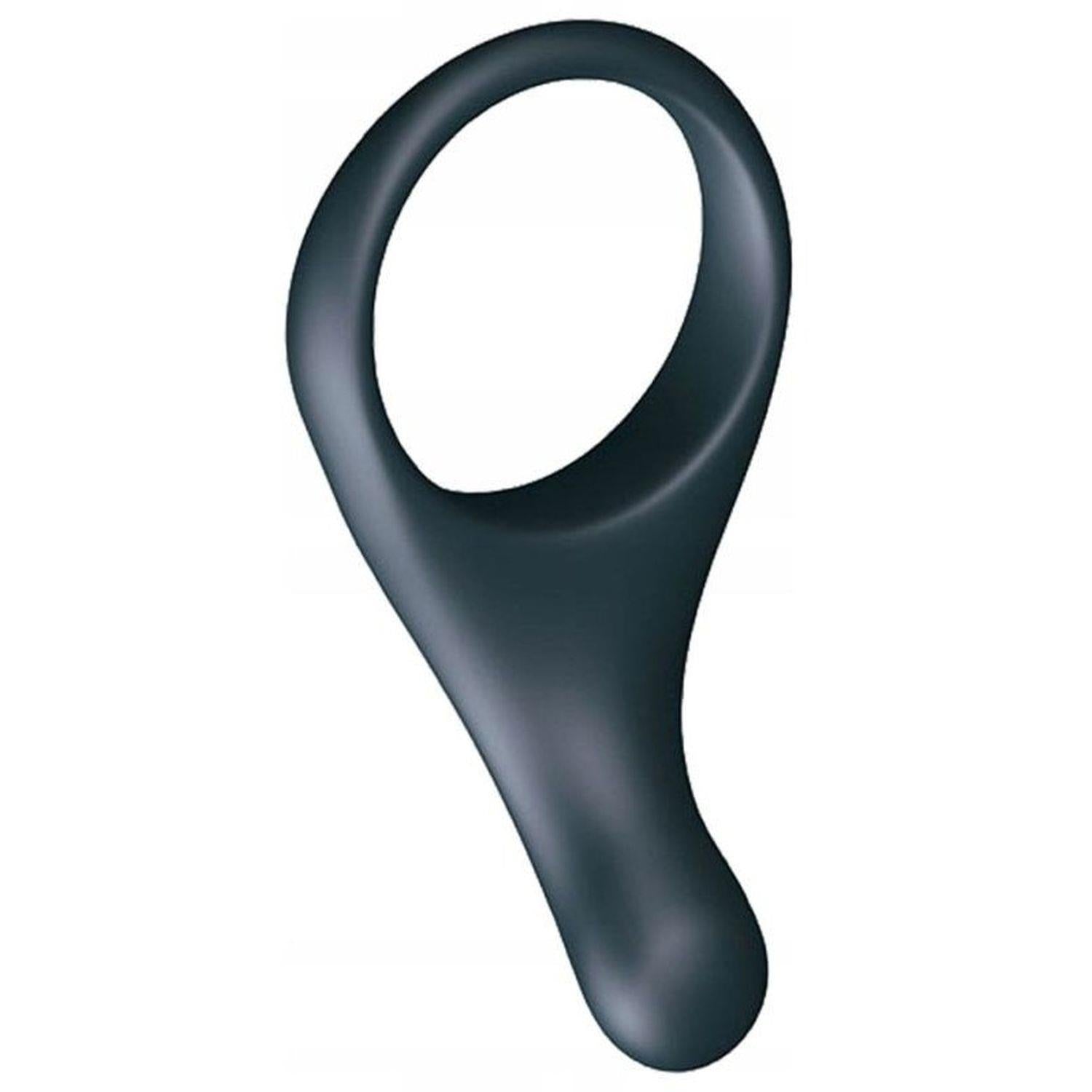 Inel vibrant pentru penis Dorcel Intense Ring din silicon, gri, 12,5 cm
