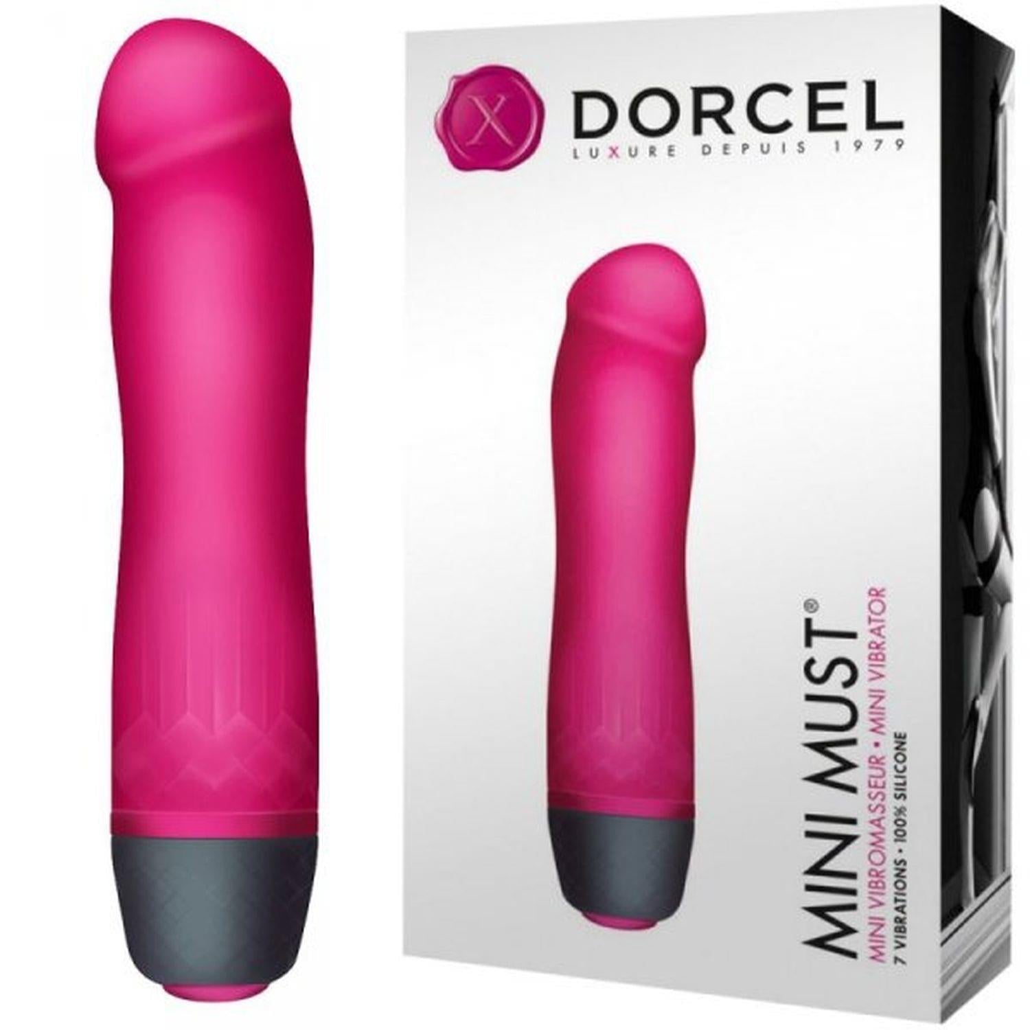 Vibrator Dorcel Must Mini din silicon roz 12 cm