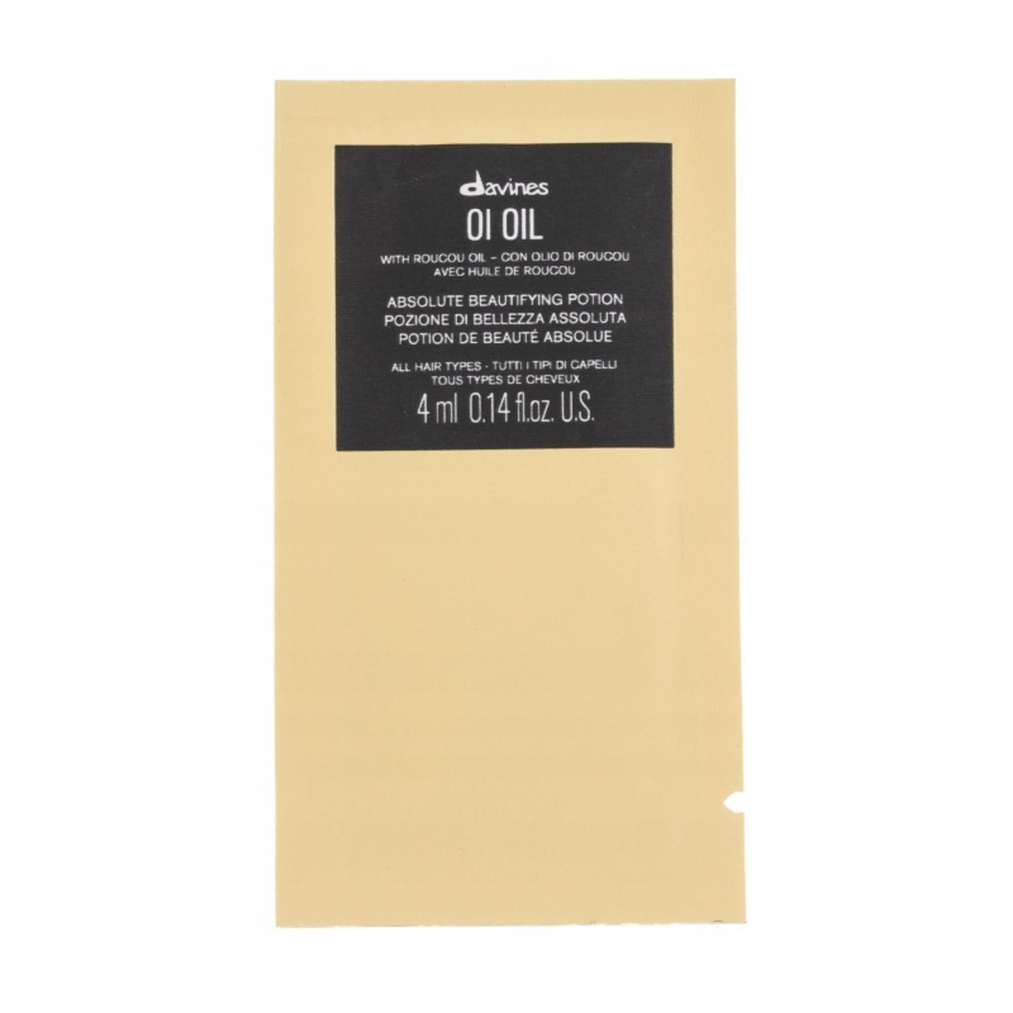 Davines, Oi Oil, Tratament cu ulei pentru păr, 12 buc, 4 ml *Mostră