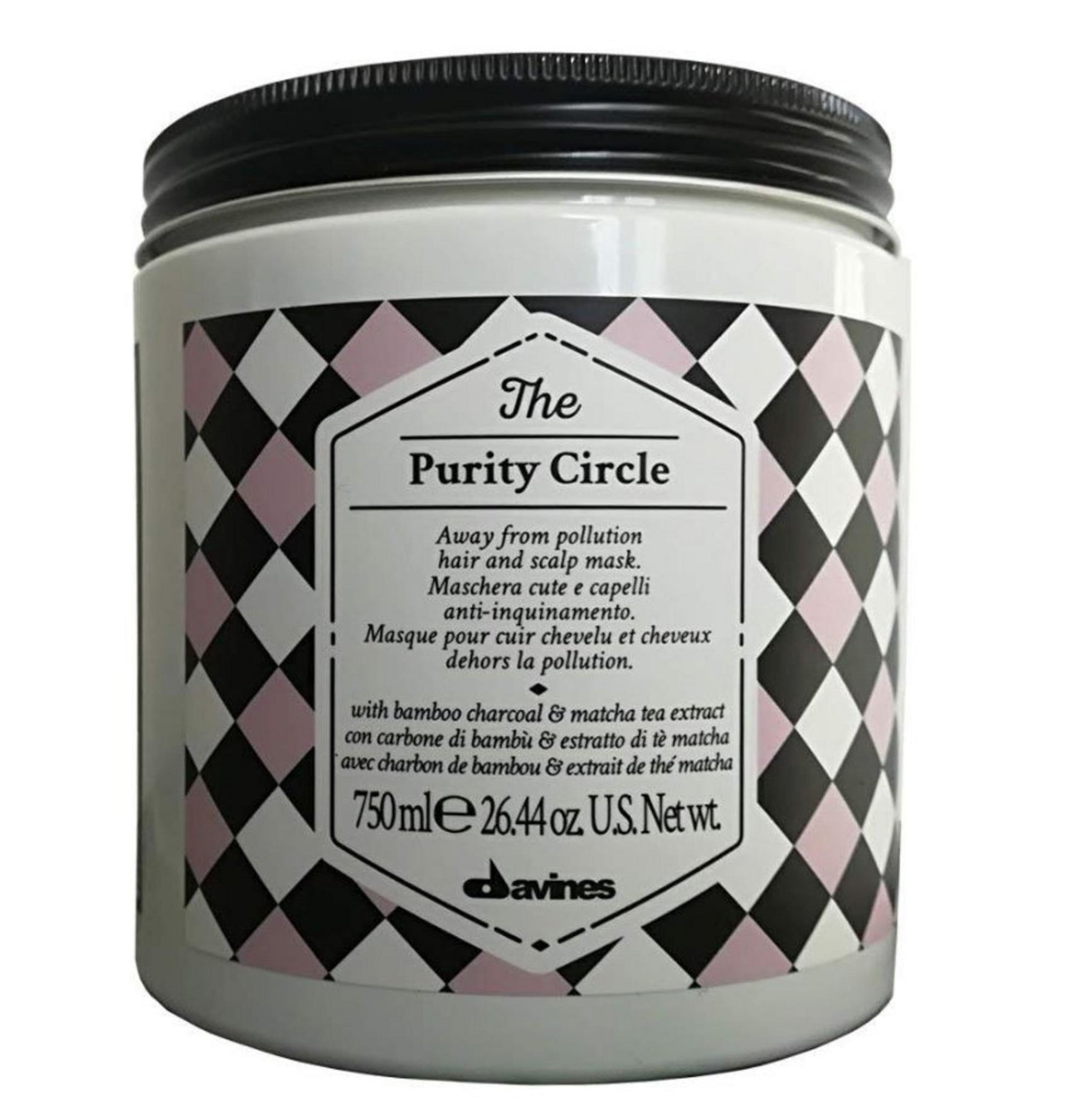 Davines, The Purity Circle, Mască cremă pentru tratamentul scalpului, Detoxification, 750 ml