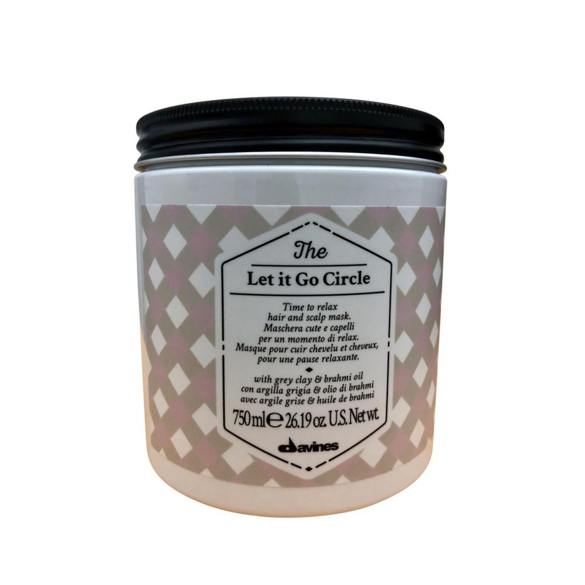 Davines, The Let it Go Circle, Mască cremă pentru tratamentul părului, Moisturization, Frizz Control, 750 ml