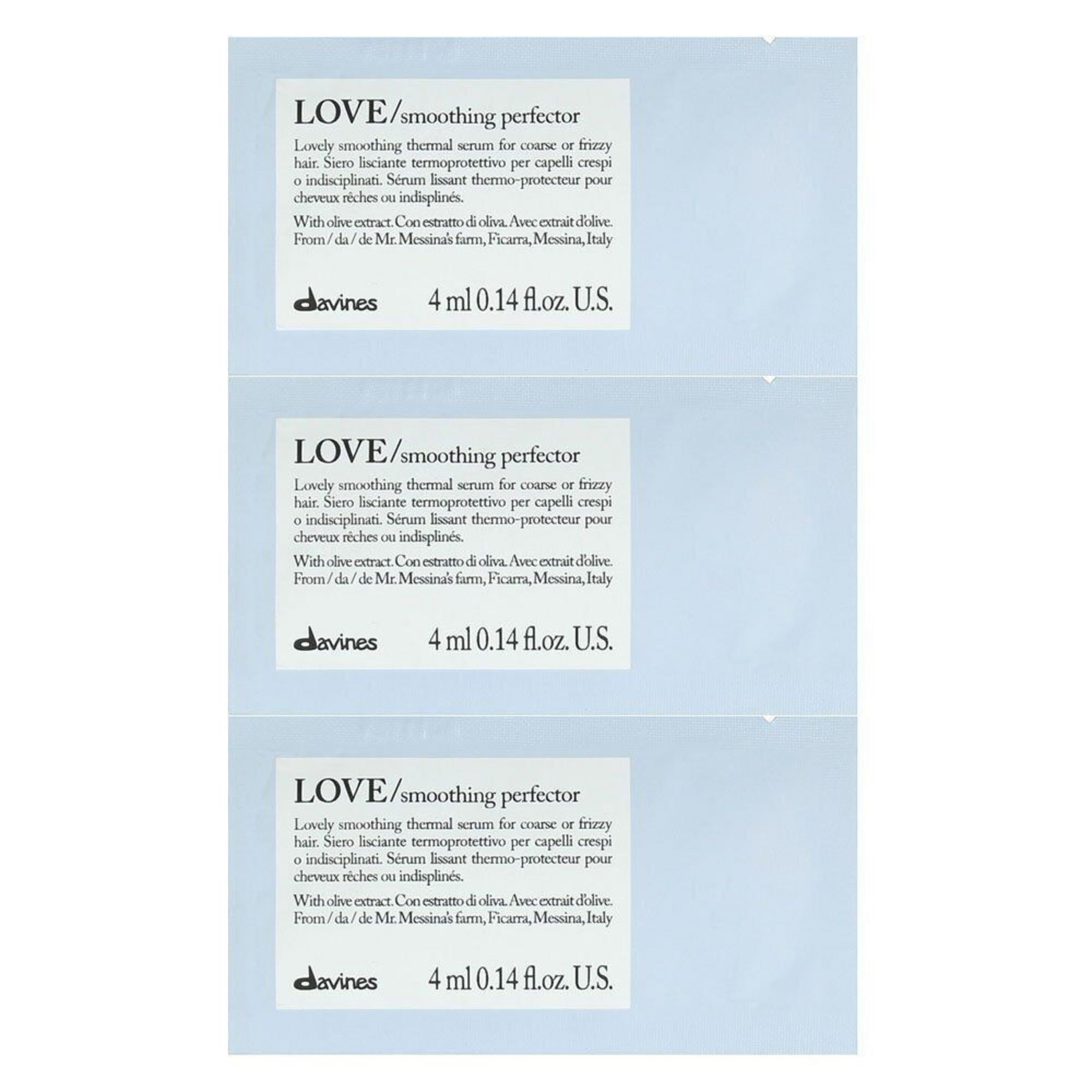 Davines, Love, Tratament cu cremă fără clătire pentru păr, 12 buc, 4 ml