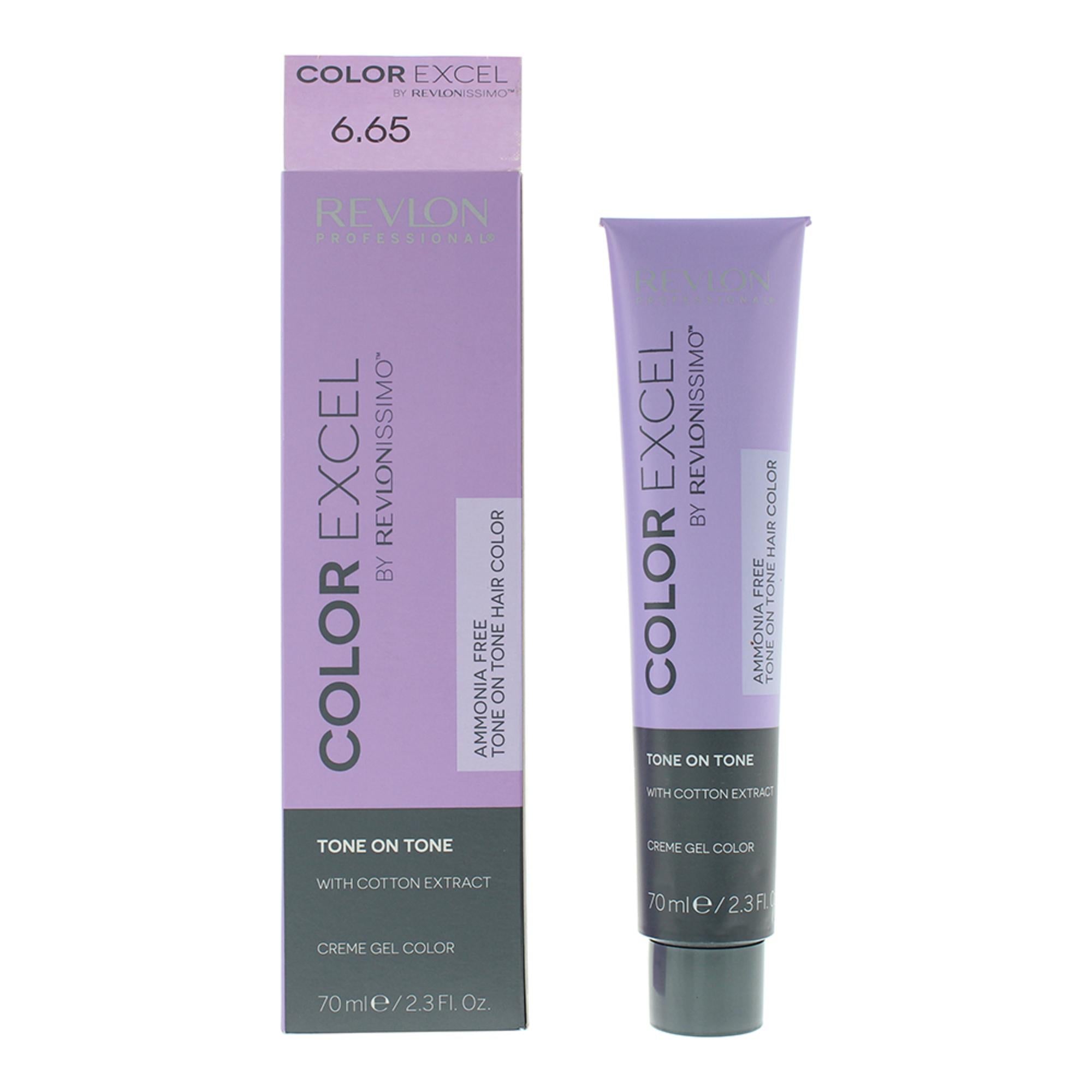 Revlon, Color Excel, Vopsea de păr semi-permanentă, 6.65 Dark Red Mahogany Blonde, 70 ml