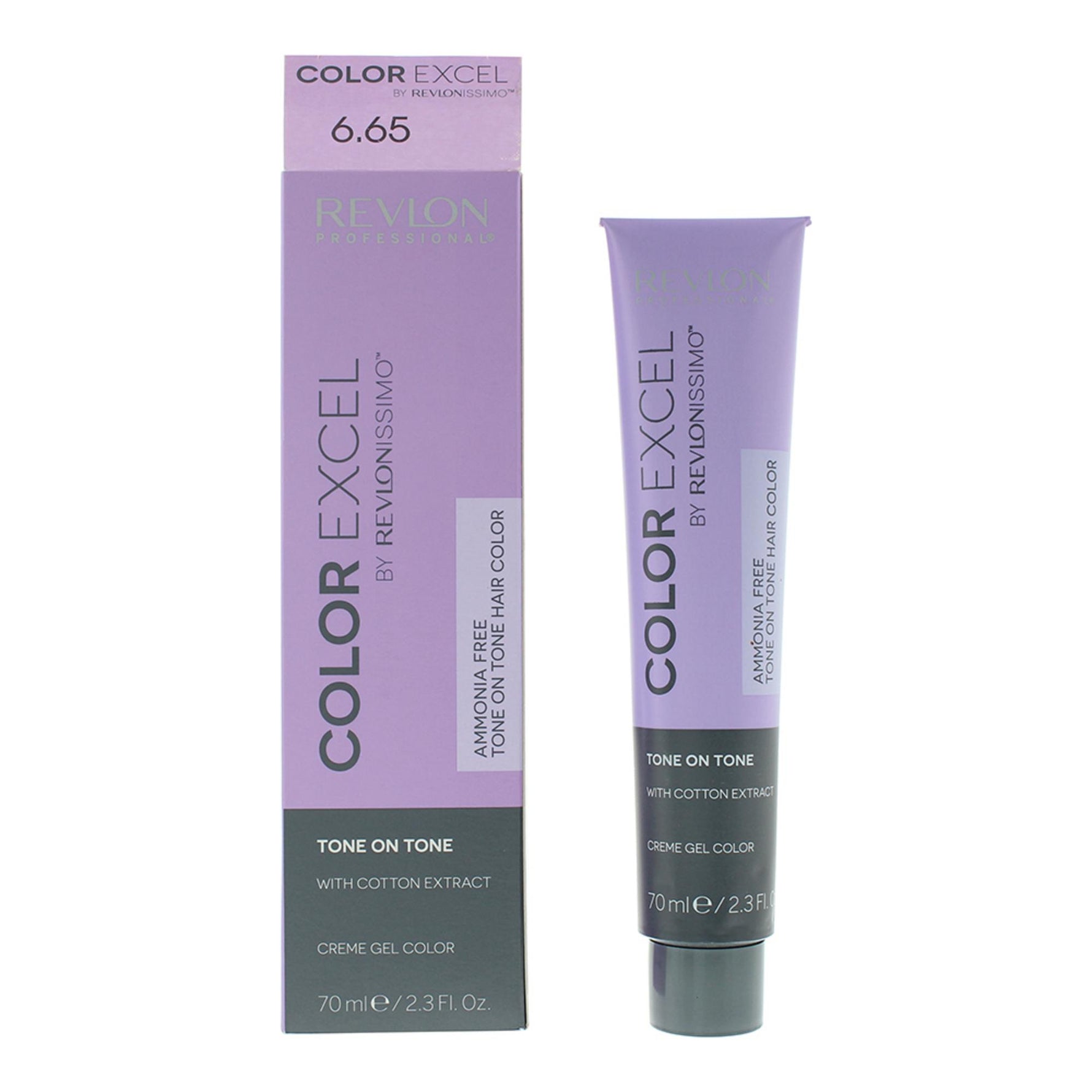 Revlon, Color Excel, Vopsea de păr semi-permanentă, 6.65 Dark Red Mahogany Blonde, 70 ml