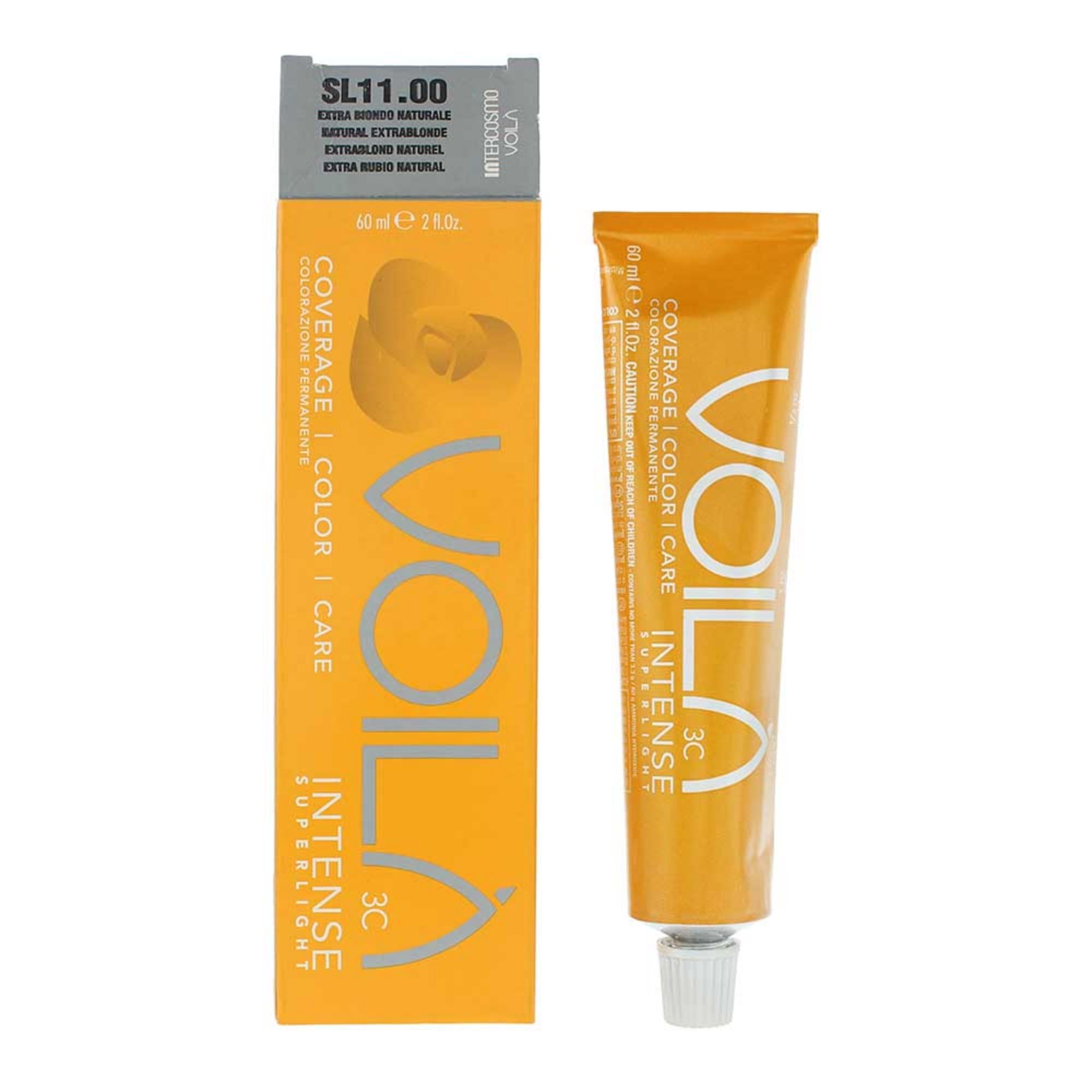 Intercosmo, Voila 3C Intense Superlight, Vopsea permanentă de păr, 11 Natural Extra Blonde, 60 ml