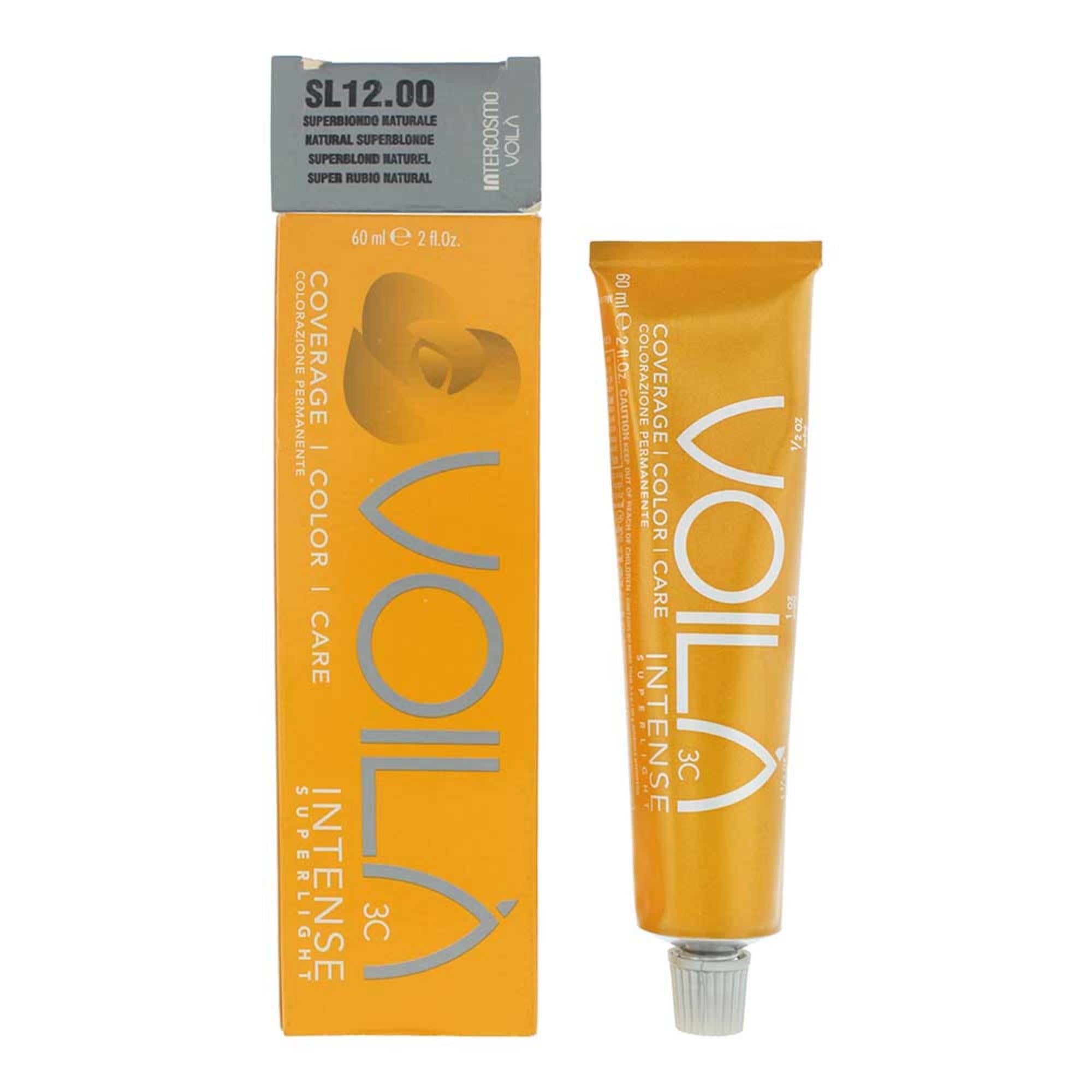 Intercosmo, Voila 3C Intense Superlight, Vopsea permanentă de păr,  Natural Superblonde, 60 ml