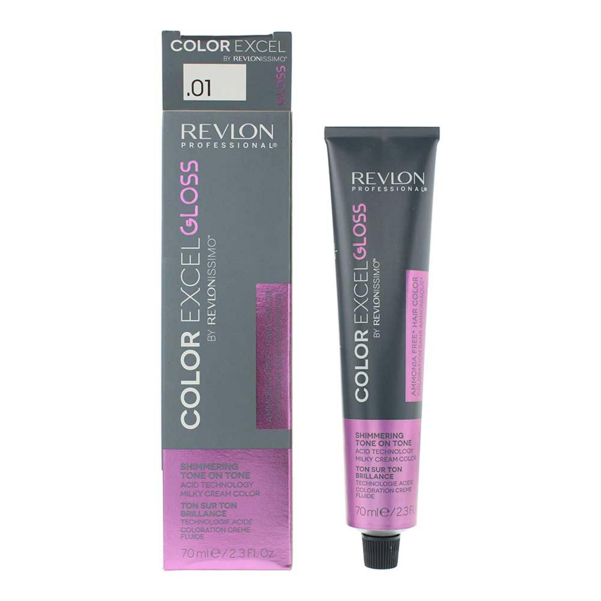 Revlon, Color Excel Gloss, Luciu de culoare a părului, 01 Anti-Orange, Anti-Orange Toning, 70 ml