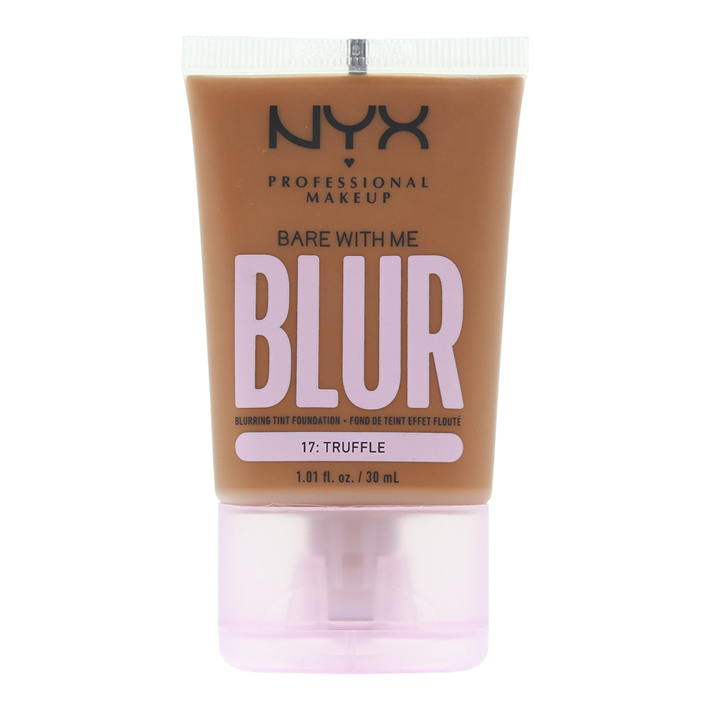 Nyx, Bare With Me Blur, Finisaj natural, Fond de ten lichid, BWMBT17, Trufă, Nu, 30 ml