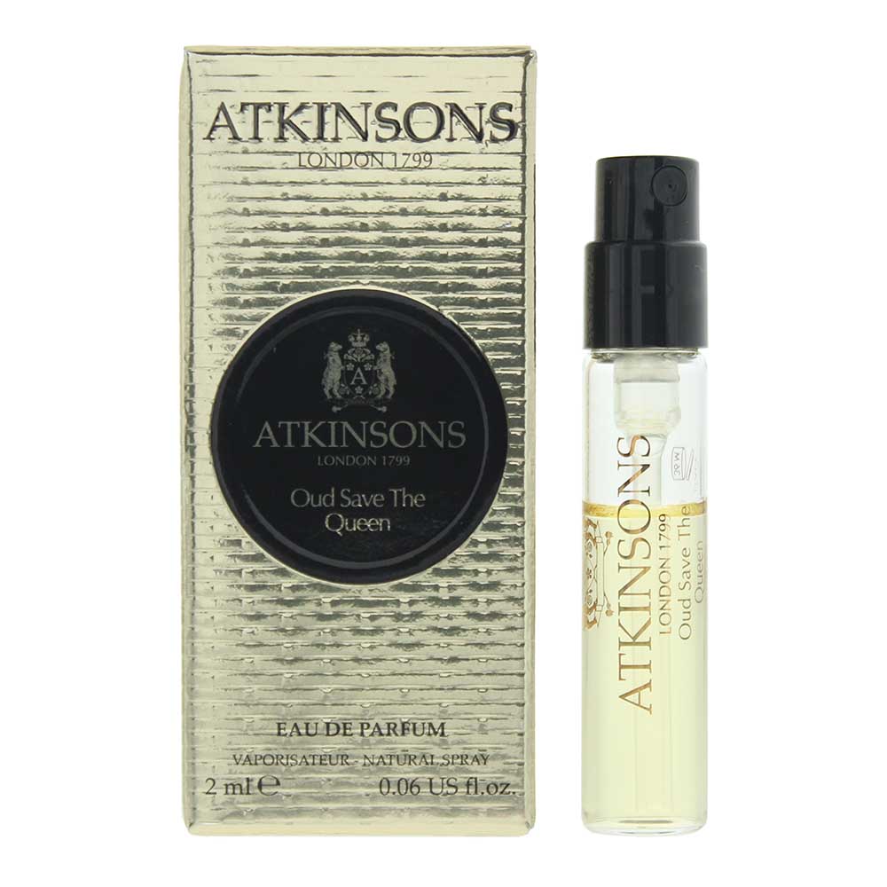 Atkinsons, Oud Save The Queen, Apă de parfum, Pentru femei, 2 ml Flacon