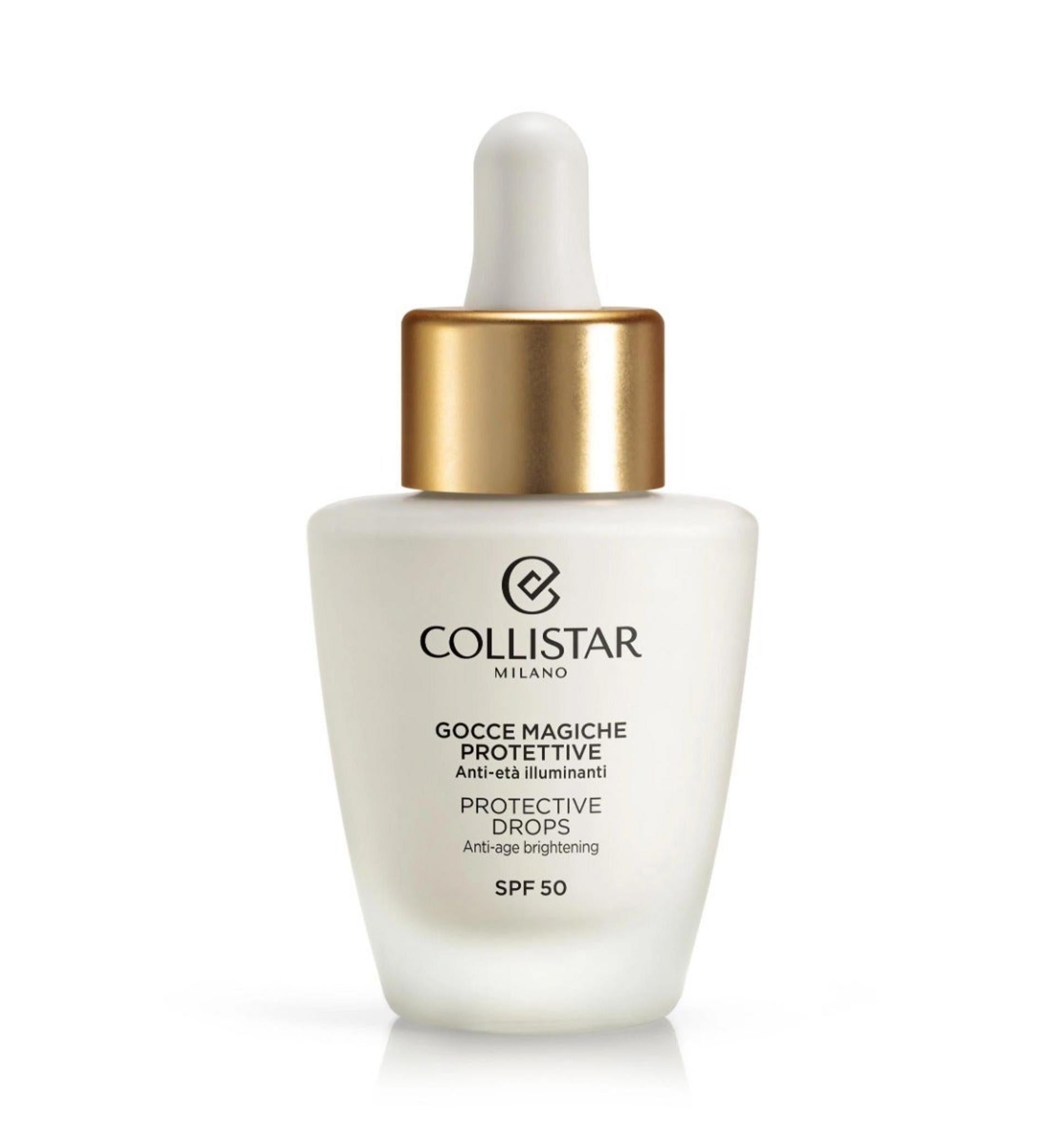 Collistar, Gocce Magiche Protettive, Anti-îmbătrânire și Strălucire, Zi, Ser, Față, SPF 50, 30 ml